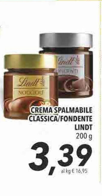 Coop Lindt Crema Spalmabile Classica/Fondente 200g offerta