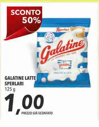 Coop Sperlari Galatine Latte 125g offerta