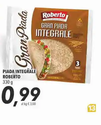 Coop Roberto Paida Integrale 330g offerta