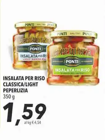 Coop Peperlizia Insalata per Riso Classica/Light 350g offerta