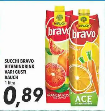 Coop Rauch Succhi Bravo Vitamindrink Vari Gusti 1 litro offerta
