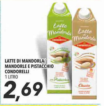 Coop Condorelli Latte di Mandorla/Mandorle e Pistacchio 1 litro offerta