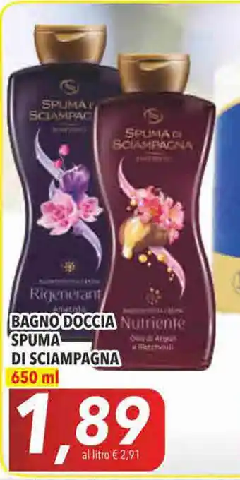 Coop Spuma Di Sciampagna Bagno Doccia 650ml offerta