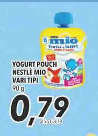 Coop Nestlé Mio Yogurt Pouch Vari Tipi 90g offerta
