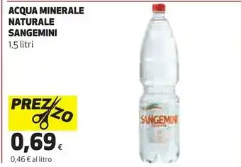 Ipercoop Acqua minerale naturale offerta
