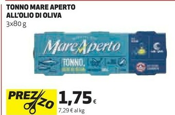 Ipercoop Tonno all'olio di oliva offerta