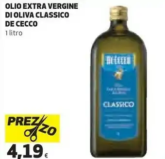 Coop De cecco - olio extra vergine di oliva classico 1000 g(ml) offerta