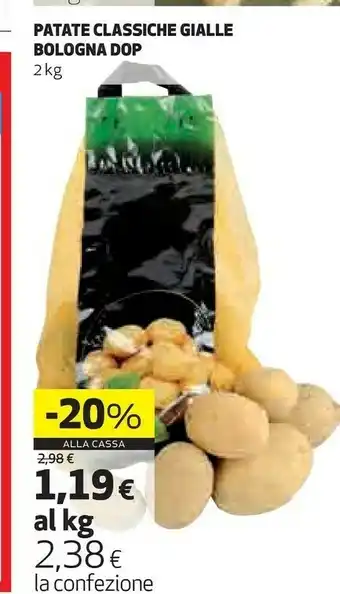 Coop Patate classiche gialle bologna dop offerta