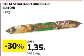 Coop Pasta sfoglia rettangolare offerta