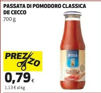 Coop Passata di pomodoro 700 g(ml) offerta