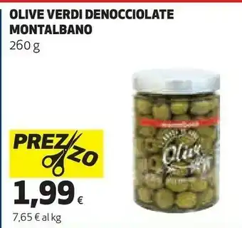 Coop Olive verdi denocciolate offerta