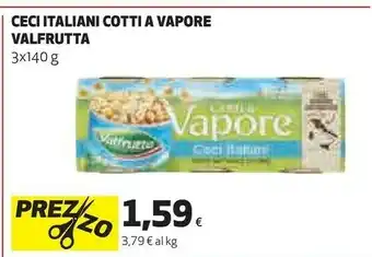 Coop Ceci italiani cotti a vapore offerta