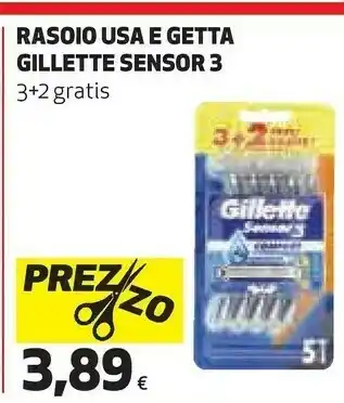 Coop Rasoio usa e getta sensor 3 offerta