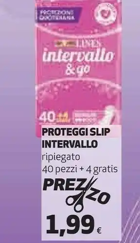 Coop Intervallo proteggi slip offerta