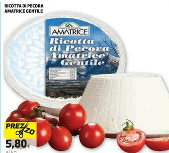 Coop Amatrice gentile ricotta di pecora offerta