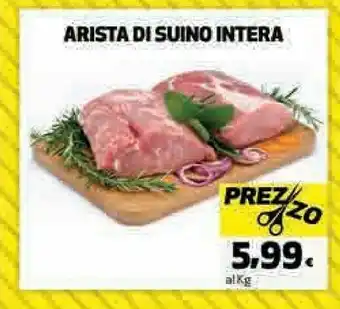 Coop Arista di suino intera offerta