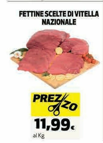 Coop Fettine scelte di vitella nazionale offerta