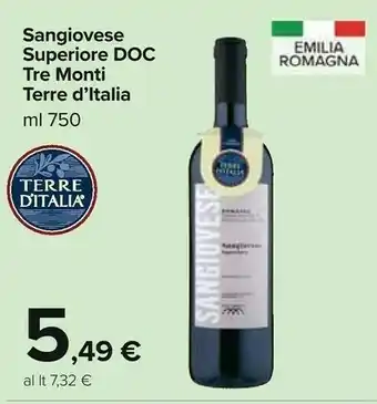 Carrefour Sangiovese superiore doc offerta