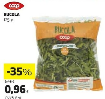 Coop Coop rucola offerta