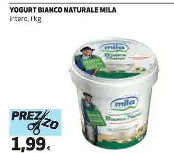 Coop Mila - yogurt intero bianco naturale 1000 g(ml) offerta