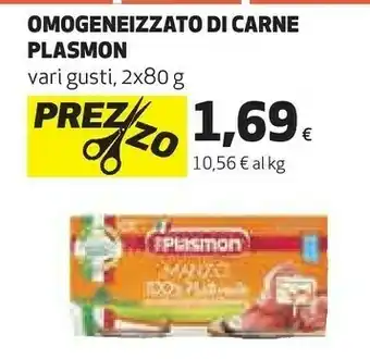 Coop Omogeneizzato di carne manzo 100% naturale offerta