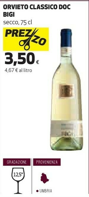 Coop Bigi orvieto classico doc offerta