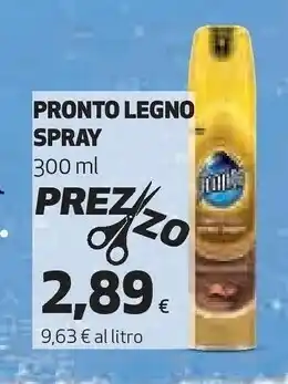 Coop Pronto legno spray 300 ml offerta