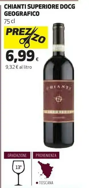 Coop Geografico - chianti colli senesi 750 g(ml) offerta