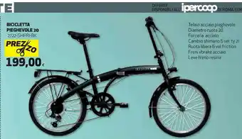 Coop Coop bicicletta pieghevole 20 2722-shfri-bk offerta