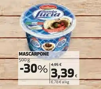 Ipercoop Mascarpone offerta