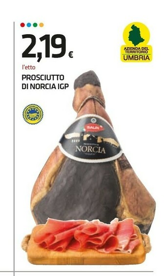 Superconti Prosciutto di norcia igp offerta