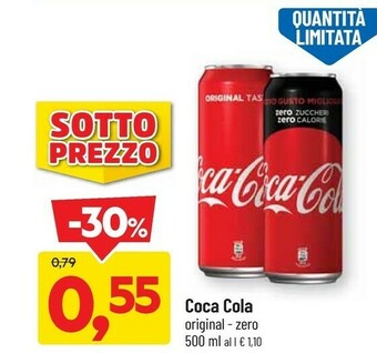 DPiù Coca cola zero offerta