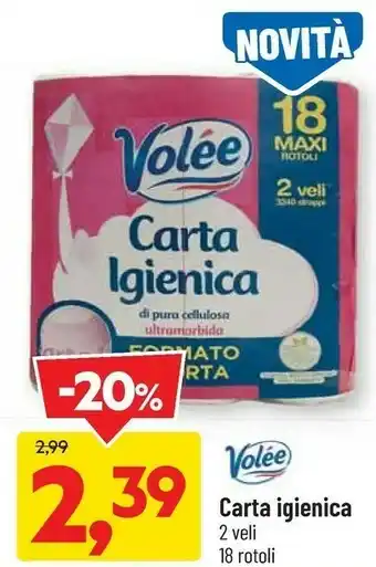 DPiù Carta igienica offerta