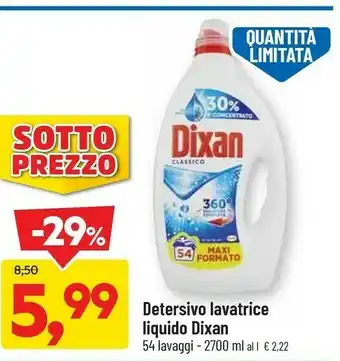 DPiù Detersivo lavatrice offerta