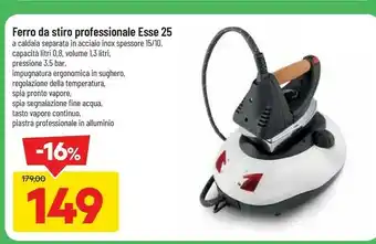 DPiù Ferro da stiro con caldaia offerta