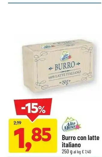 DPiù Burro offerta