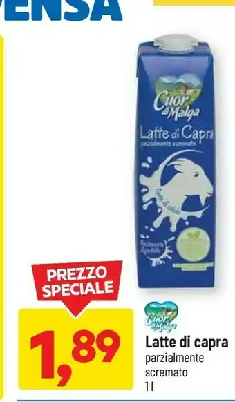 DPiù Latte parzialmente scremato offerta