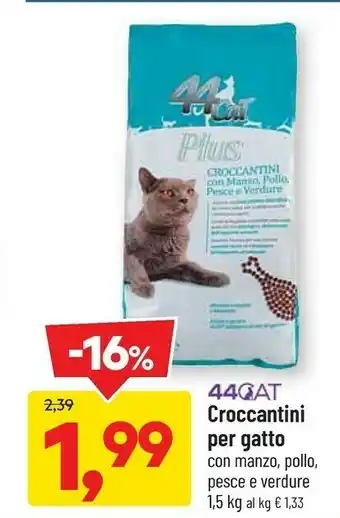 DPiù 44cat croccantini per gatto offerta