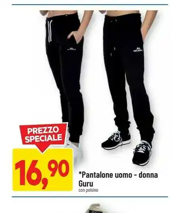 DPiù Pantalone uomo - donna con polsino offerta