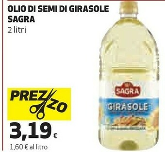 Ipercoop Olio di semi di girasole 2000 g(ml) offerta