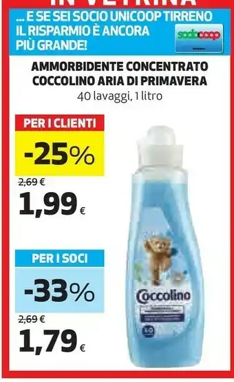 Ipercoop Ammorbidente concentrato offerta