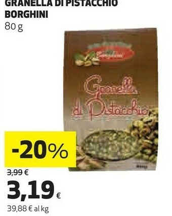 Coop Granella di pistacchio 80 g offerta