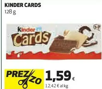 Coop Kinder cards 128 g(ml) offerta