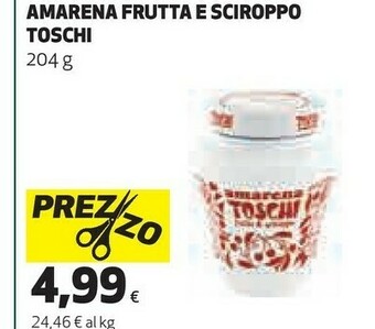 Coop Amarena frutta e sciroppo offerta