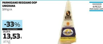 Coop Parmigiano reggiano dop offerta