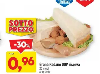 Grana padano dop riserva