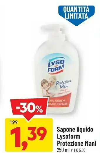 DPiù Sapone liquido protezione mani 250 ml offerta
