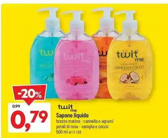 DPiù Sapone liquido offerta