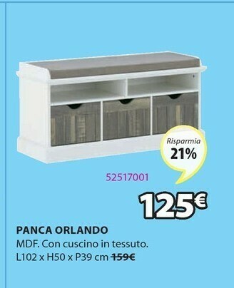 JYSK Panca offerta