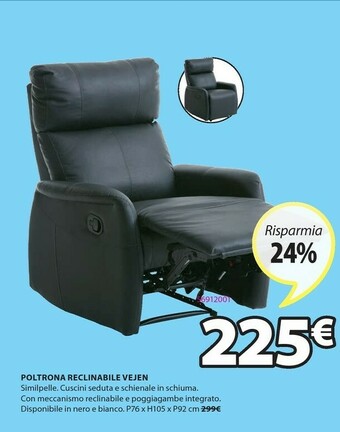 JYSK Poltrone offerta